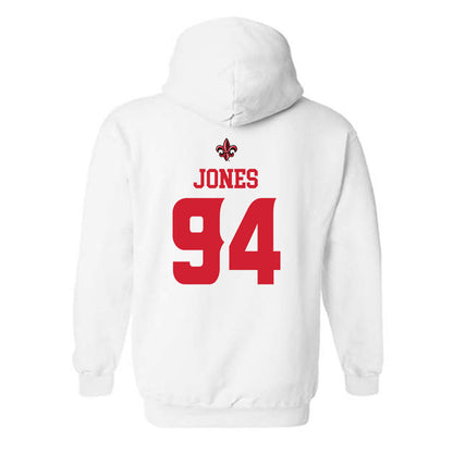 Louisiana - NCAA Football : Timahj Jones - Sports Shersey Hooded Sweatshirt-1