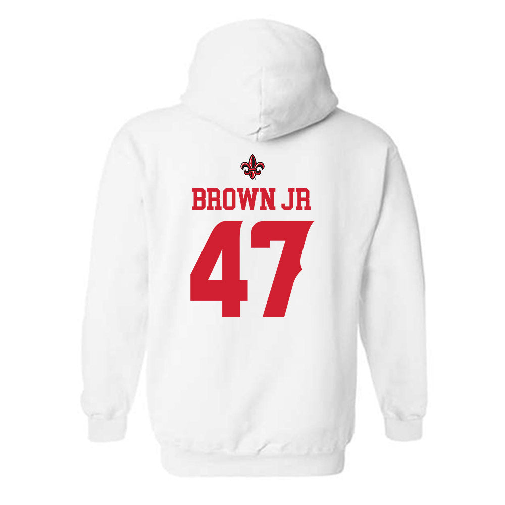 Louisiana - NCAA Football : Maurice Brown Jr - Sports Shersey Hooded Sweatshirt-1