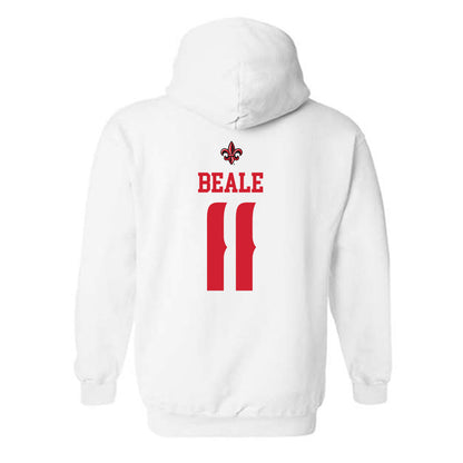 Louisiana - NCAA Football : Daniel Beale - Sports Shersey Hooded Sweatshirt-1