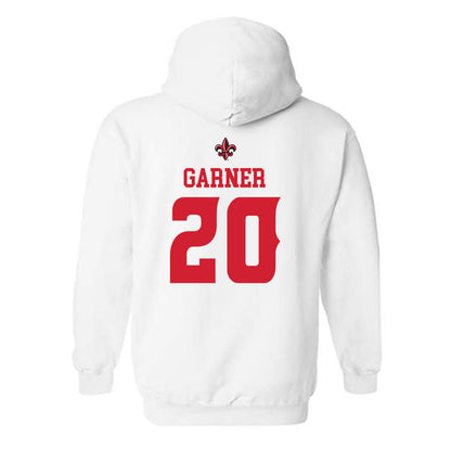 Louisiana - NCAA Football : Jj Garner - Sports Shersey Hooded Sweatshirt-1