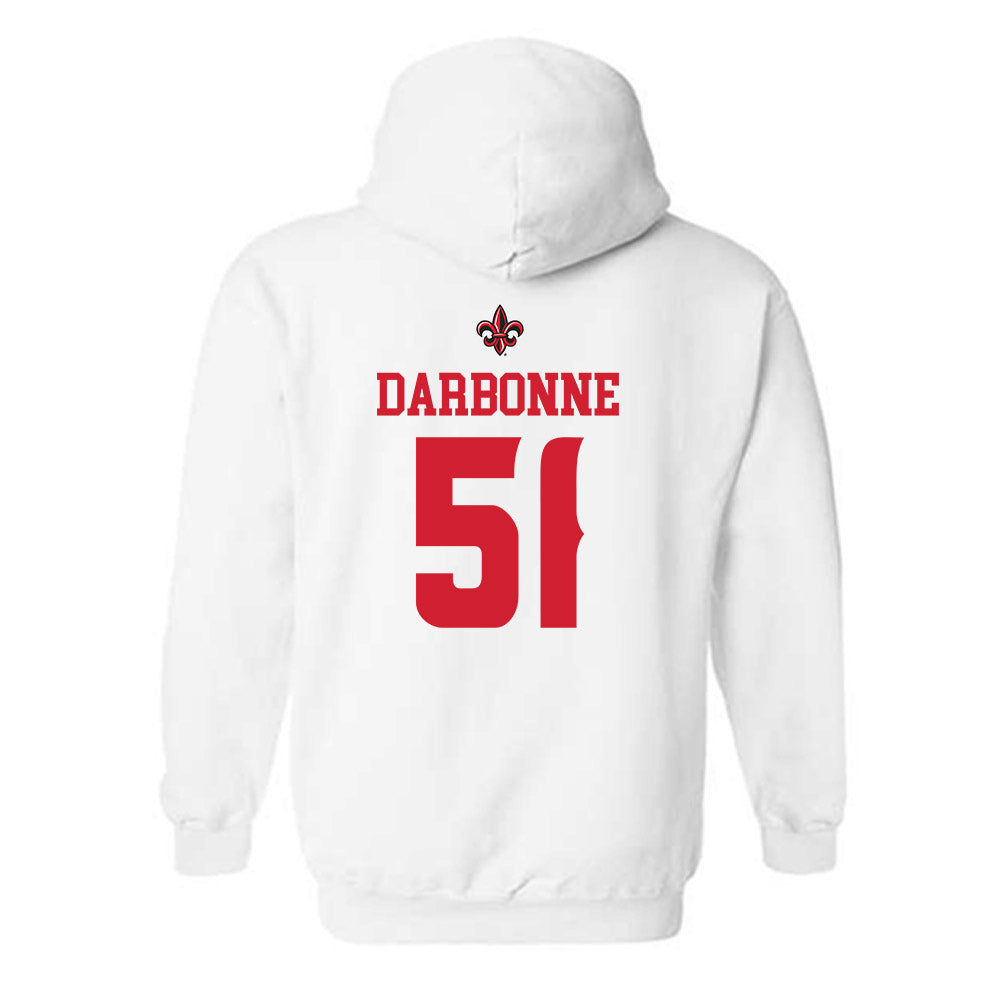 Louisiana - NCAA Football : Hayden Darbonne - Sports Shersey Hooded Sweatshirt-1