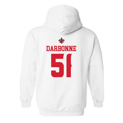 Louisiana - NCAA Football : Hayden Darbonne - Sports Shersey Hooded Sweatshirt-1