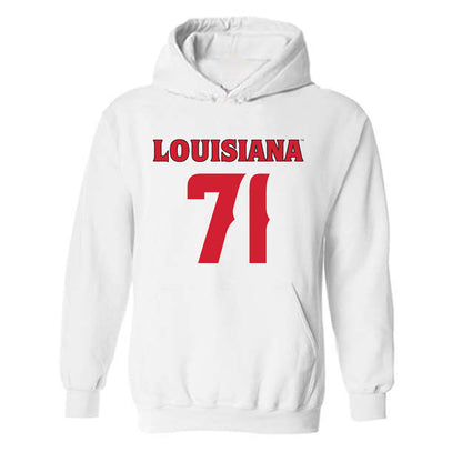 Louisiana - NCAA Football : George Jackson - Hooded Sweatshirt Replica Shersey