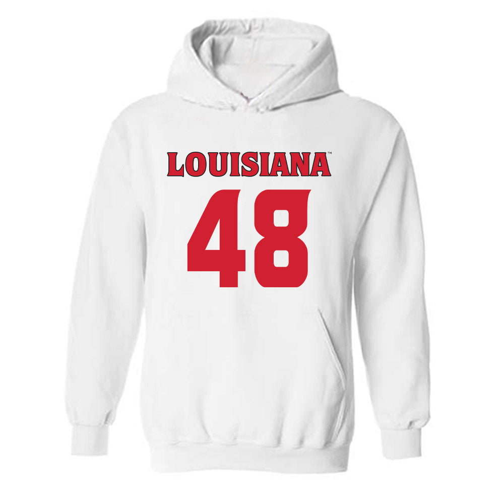 Louisiana - NCAA Football : Hunter Sims - Sports Shersey Hooded Sweatshirt-0