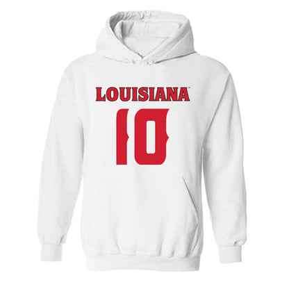 Louisiana - NCAA Football : Russell Babineaux - Sports Shersey Hooded Sweatshirt-0
