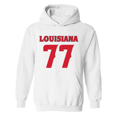 Louisiana - NCAA Football : Jakoby Isom - Sports Shersey Hooded Sweatshirt-0
