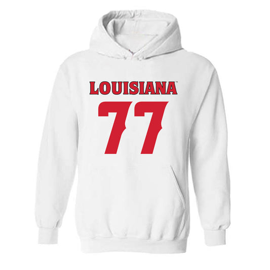Louisiana - NCAA Football : Jakoby Isom - Sports Shersey Hooded Sweatshirt-0