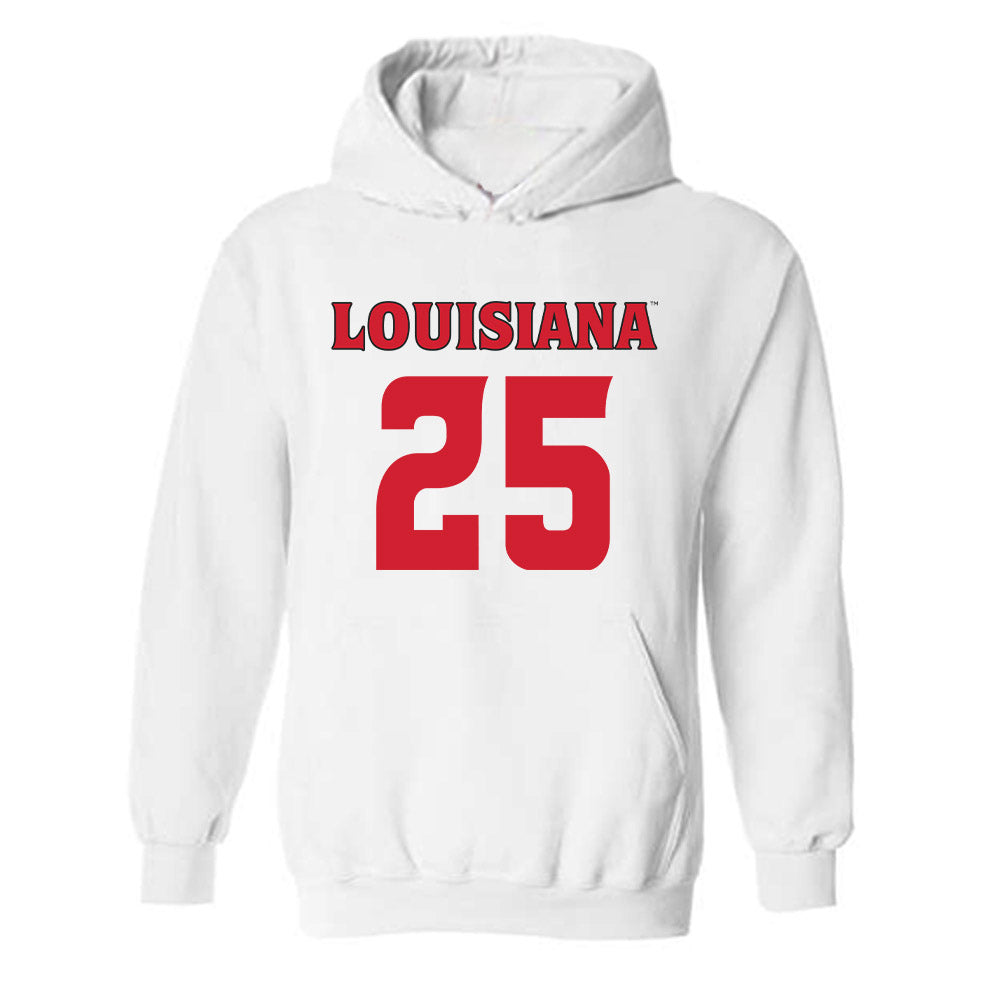 Louisiana - NCAA Football : Hutch Swilley - Sports Shersey Hooded Sweatshirt-0