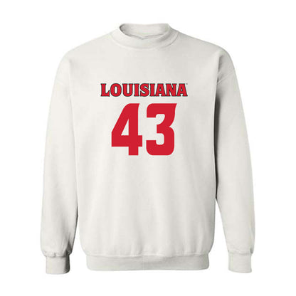 Louisiana - NCAA Football : Aiden Falgout - Sports Shersey Crewneck Sweatshirt-0