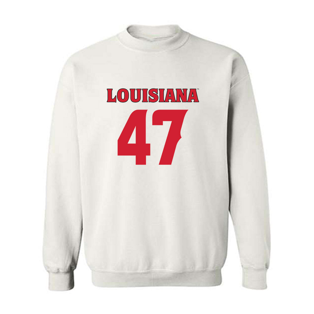Louisiana - NCAA Football : Maurice Brown Jr - Sports Shersey Crewneck Sweatshirt-0