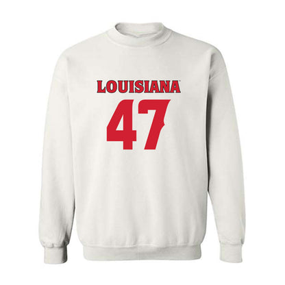 Louisiana - NCAA Football : Maurice Brown Jr - Sports Shersey Crewneck Sweatshirt-0