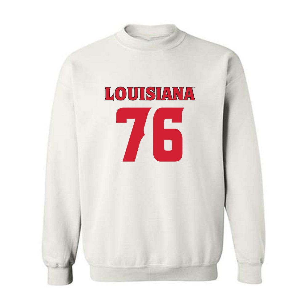 Louisiana - NCAA Football : Matthew Broussard - Crewneck Sweatshirt Replica Shersey