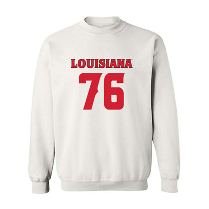 Louisiana - NCAA Football : Matthew Broussard - Crewneck Sweatshirt Replica Shersey