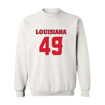 Louisiana - NCAA Football : Travin Moore - Sports Shersey Crewneck Sweatshirt-0
