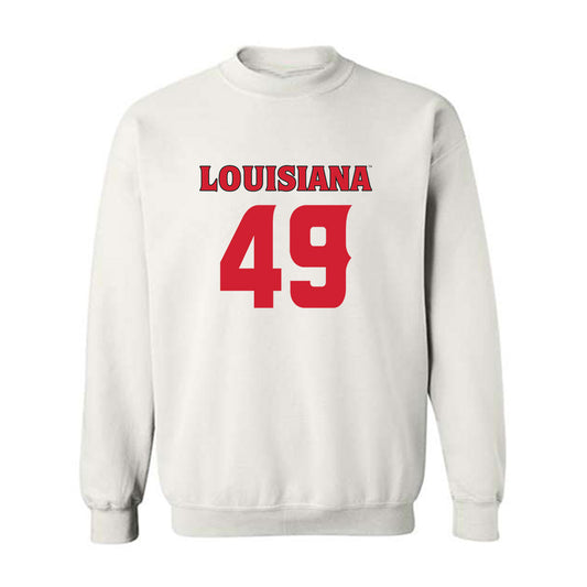 Louisiana - NCAA Football : Travin Moore - Sports Shersey Crewneck Sweatshirt-0