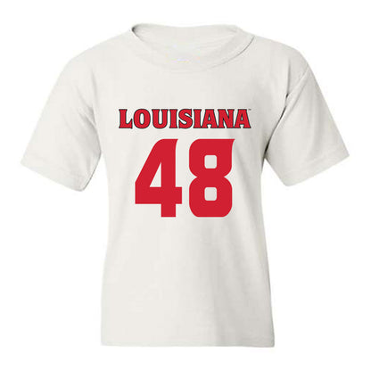 Louisiana - NCAA Football : Hunter Sims - Sports Shersey Youth T-Shirt-0