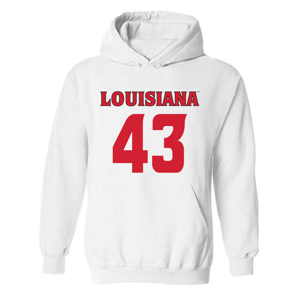 Louisiana - NCAA Football : Aiden Falgout - Sports Shersey Hooded Sweatshirt-0