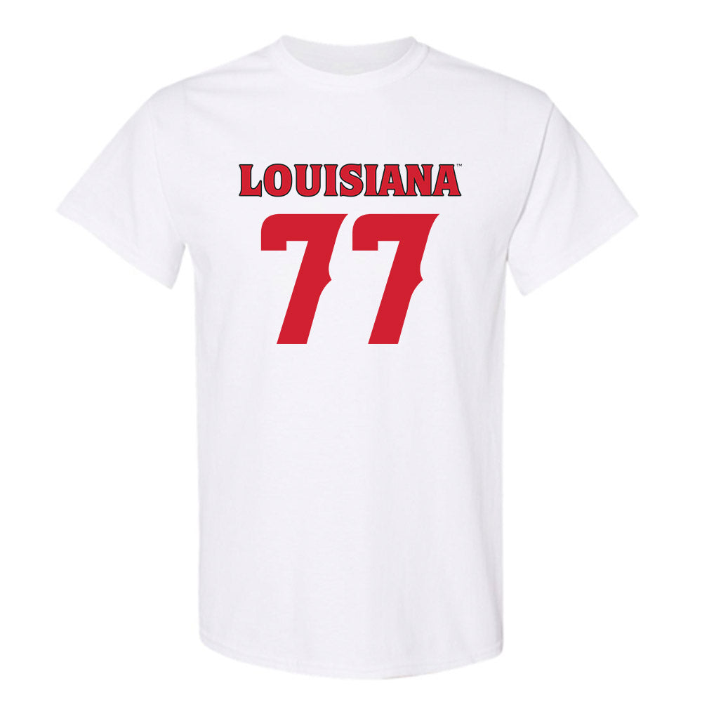 Louisiana - NCAA Football : Jakoby Isom - Sports Shersey T-Shirt-0