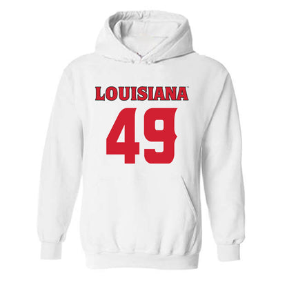 Louisiana - NCAA Football : Travin Moore - Sports Shersey Hooded Sweatshirt-0