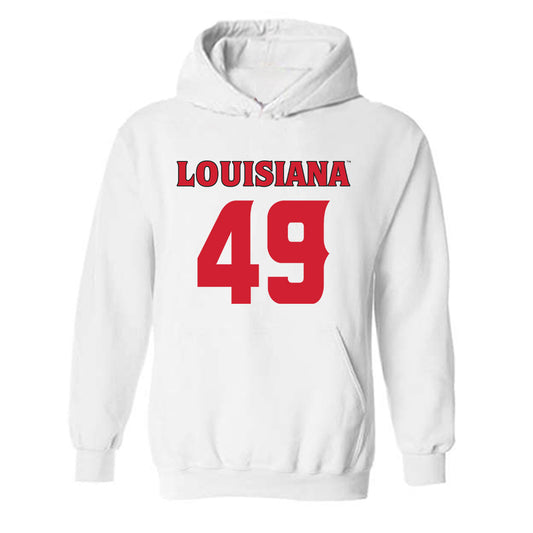 Louisiana - NCAA Football : Travin Moore - Sports Shersey Hooded Sweatshirt-0