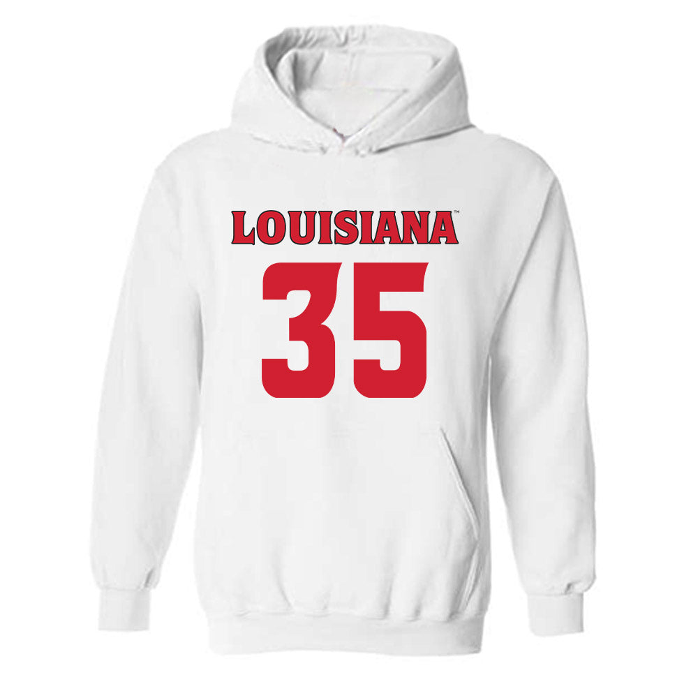Louisiana - NCAA Football : Collin Jacob - Sports Shersey Hooded Sweatshirt-0