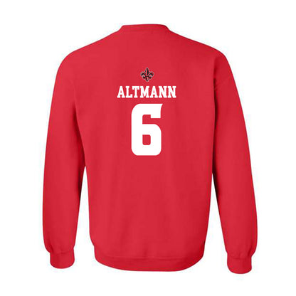 Louisiana - NCAA Football : Sam Altmann - Sports Shersey Crewneck Sweatshirt-1