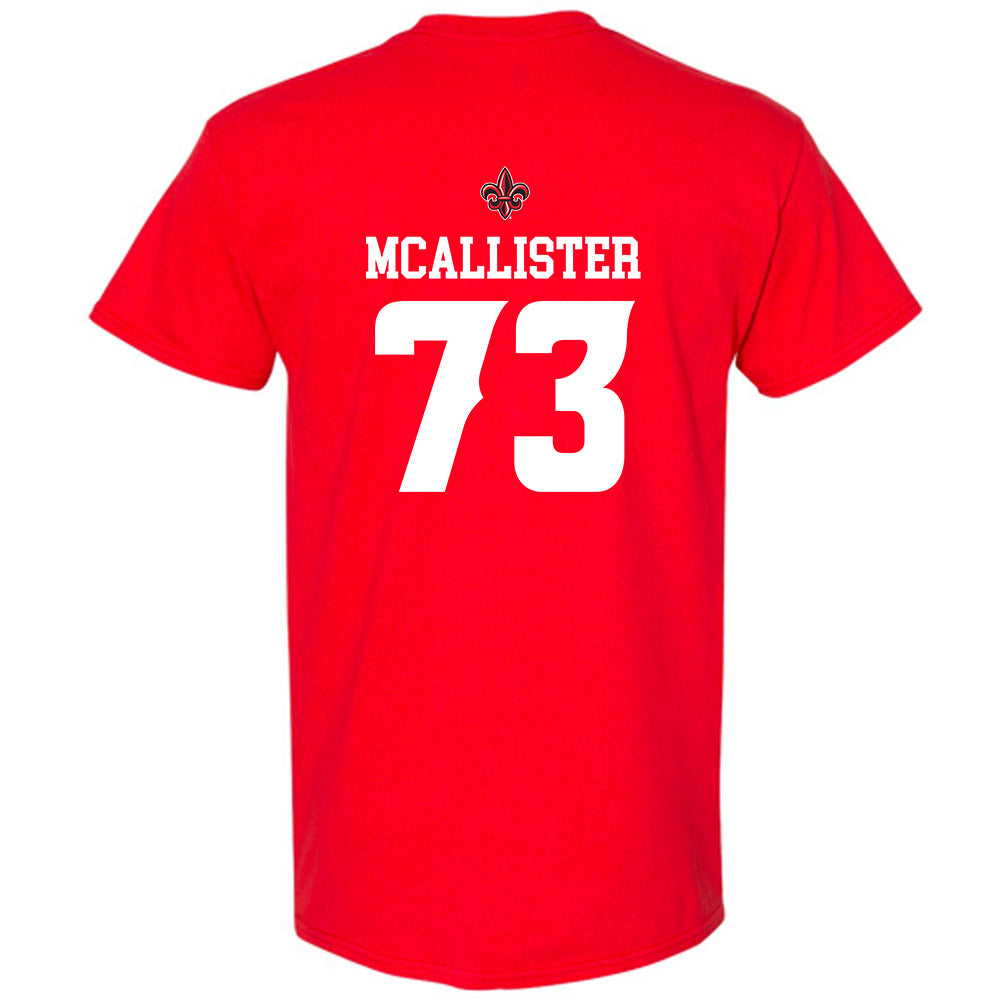 Louisiana - NCAA Football : Jayden McAllister - Sports Shersey T-Shirt-1