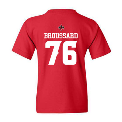 Louisiana - NCAA Football : Matthew Broussard - Youth T-Shirt Replica Shersey