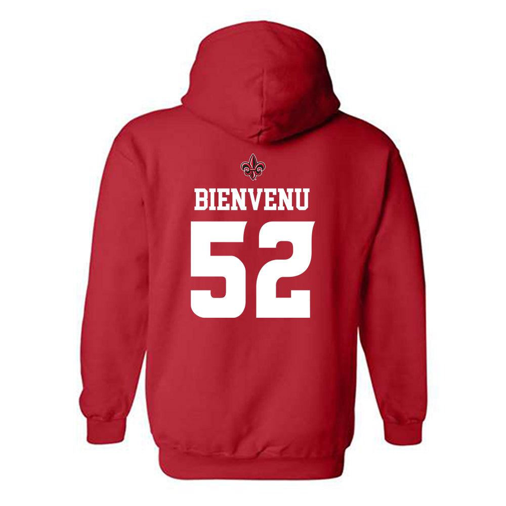 Louisiana - NCAA Football : Benjamin Bienvenu - Sports Shersey Hooded Sweatshirt
