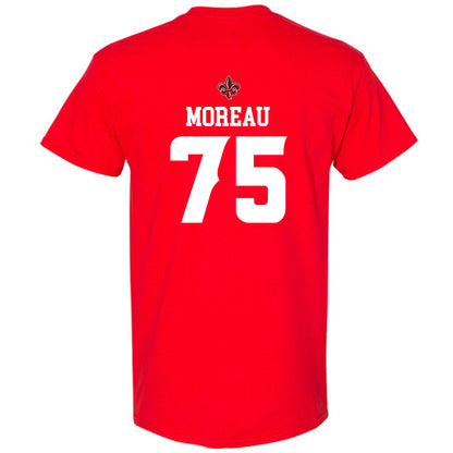 Louisiana - NCAA Football : Kaden Moreau - Sports Shersey T-Shirt