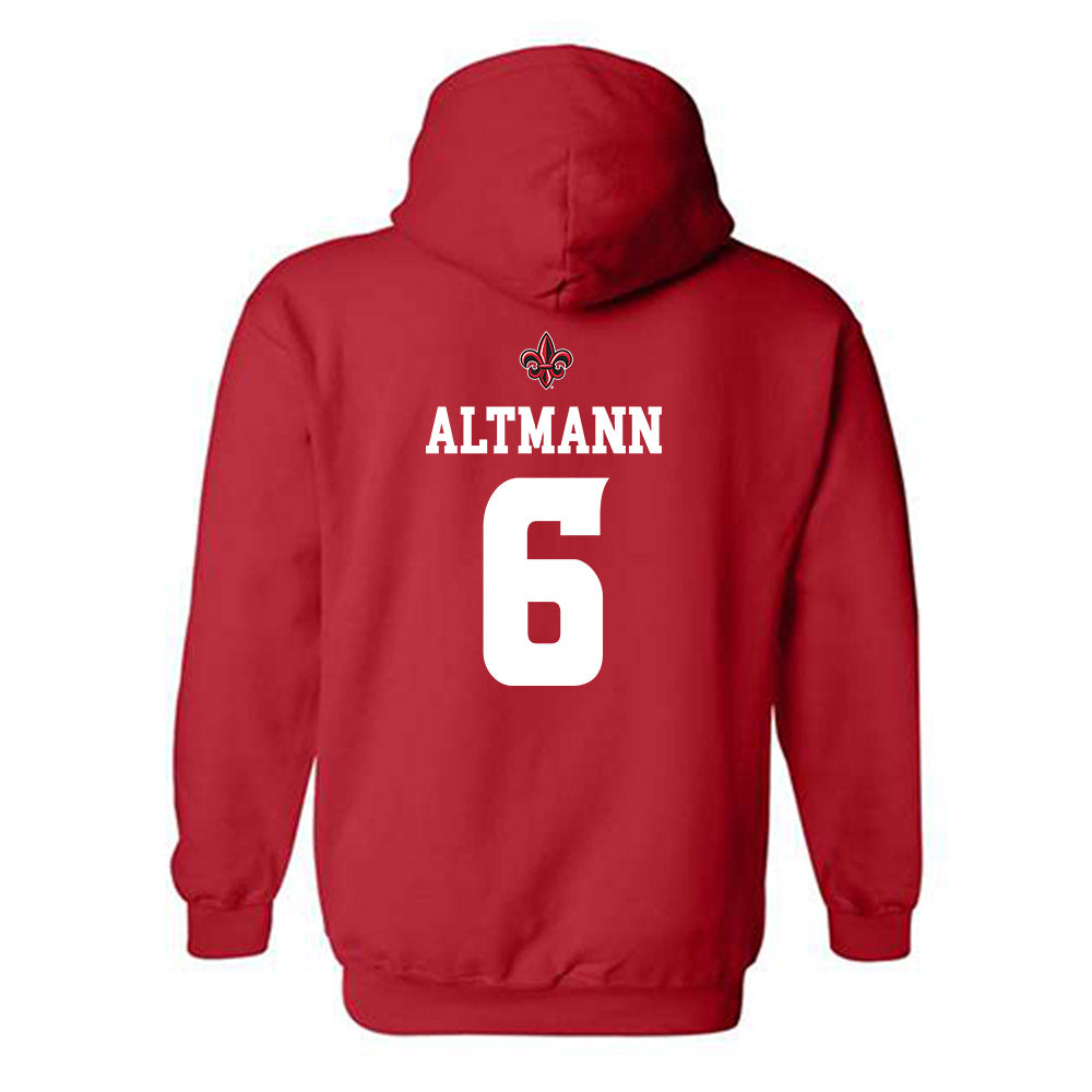 Louisiana - NCAA Football : Sam Altmann - Sports Shersey Hooded Sweatshirt-1