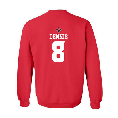Louisiana - NCAA Football : Rahji Dennis - Crewneck Sweatshirt Replica Shersey