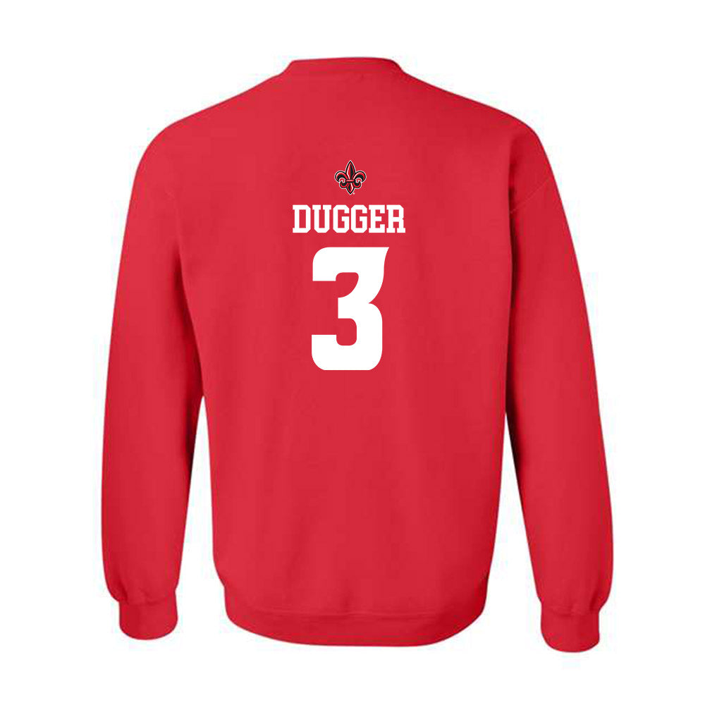 Louisiana - NCAA Football : Jaden Dugger - Sports Shersey Crewneck Sweatshirt-1