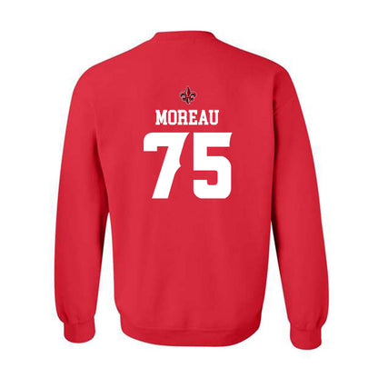 Louisiana - NCAA Football : Kaden Moreau - Sports Shersey Crewneck Sweatshirt