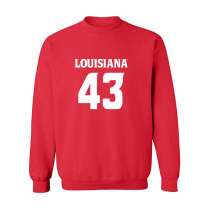 Louisiana - NCAA Football : Aiden Falgout - Sports Shersey Crewneck Sweatshirt-0
