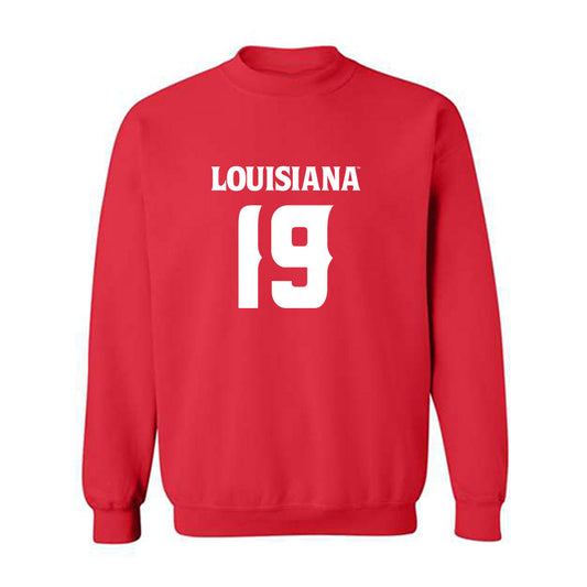 Louisiana - NCAA Football : Cameron Riley - Sports Shersey Crewneck Sweatshirt-0