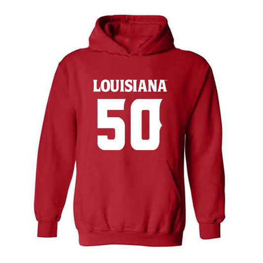 Louisiana - NCAA Football : Cooper Fordham - Sports Shersey Hooded Sweatshirt-0