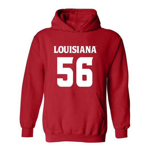 Louisiana - NCAA Football : Korbin Ashmore - Sports Shersey Hooded Sweatshirt-0