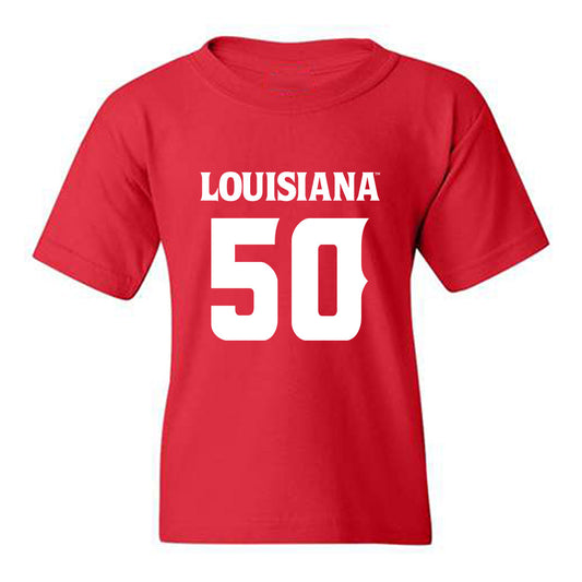 Louisiana - NCAA Football : Cooper Fordham - Sports Shersey Youth T-Shirt-0