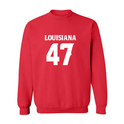 Louisiana - NCAA Football : Maurice Brown Jr - Sports Shersey Crewneck Sweatshirt-0