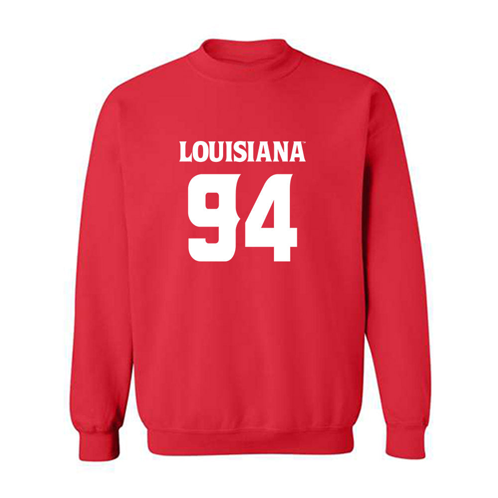 Louisiana - NCAA Football : Timahj Jones - Sports Shersey Crewneck Sweatshirt-0