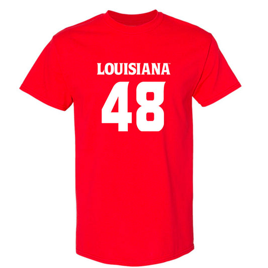 Louisiana - NCAA Football : Hunter Sims - Sports Shersey T-Shirt-0
