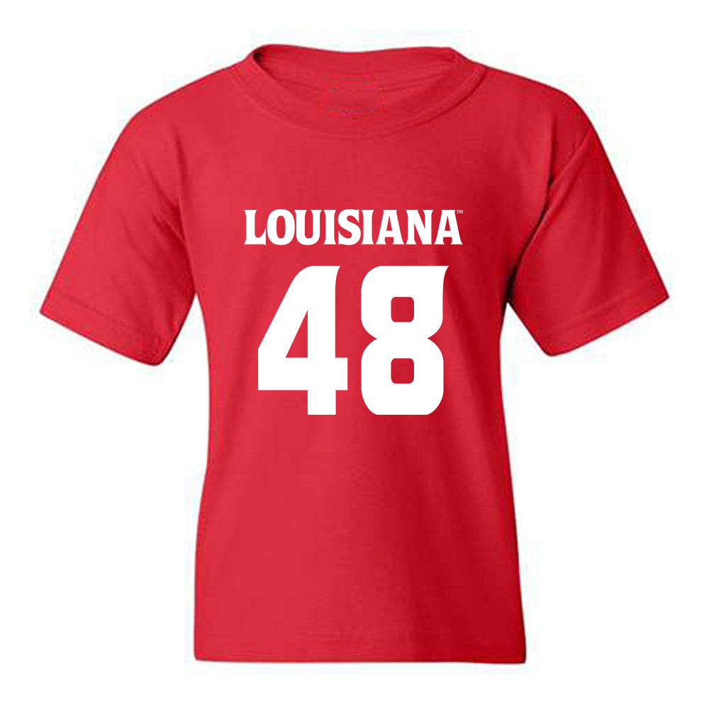 Louisiana - NCAA Football : Hunter Sims - Sports Shersey Youth T-Shirt-0