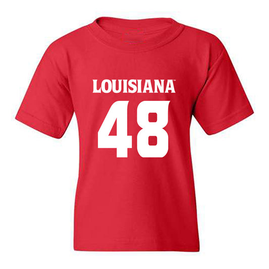 Louisiana - NCAA Football : Hunter Sims - Sports Shersey Youth T-Shirt-0