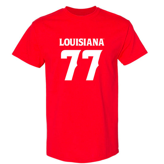 Louisiana - NCAA Football : Jakoby Isom - Sports Shersey T-Shirt-0