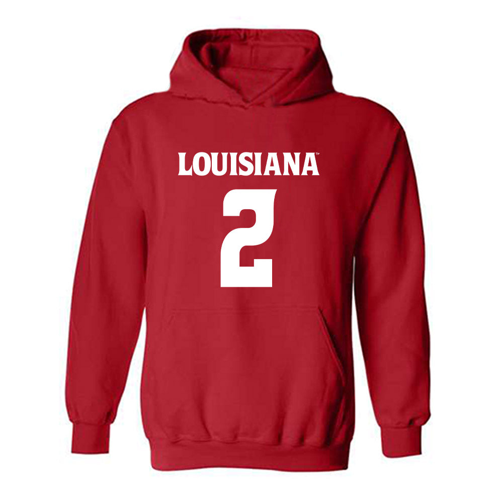 Louisiana - NCAA Football : Lunch Winfield - Hooded Sweatshirt