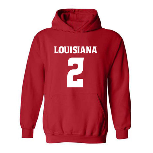 Louisiana - NCAA Football : Lunch Winfield - Hooded Sweatshirt