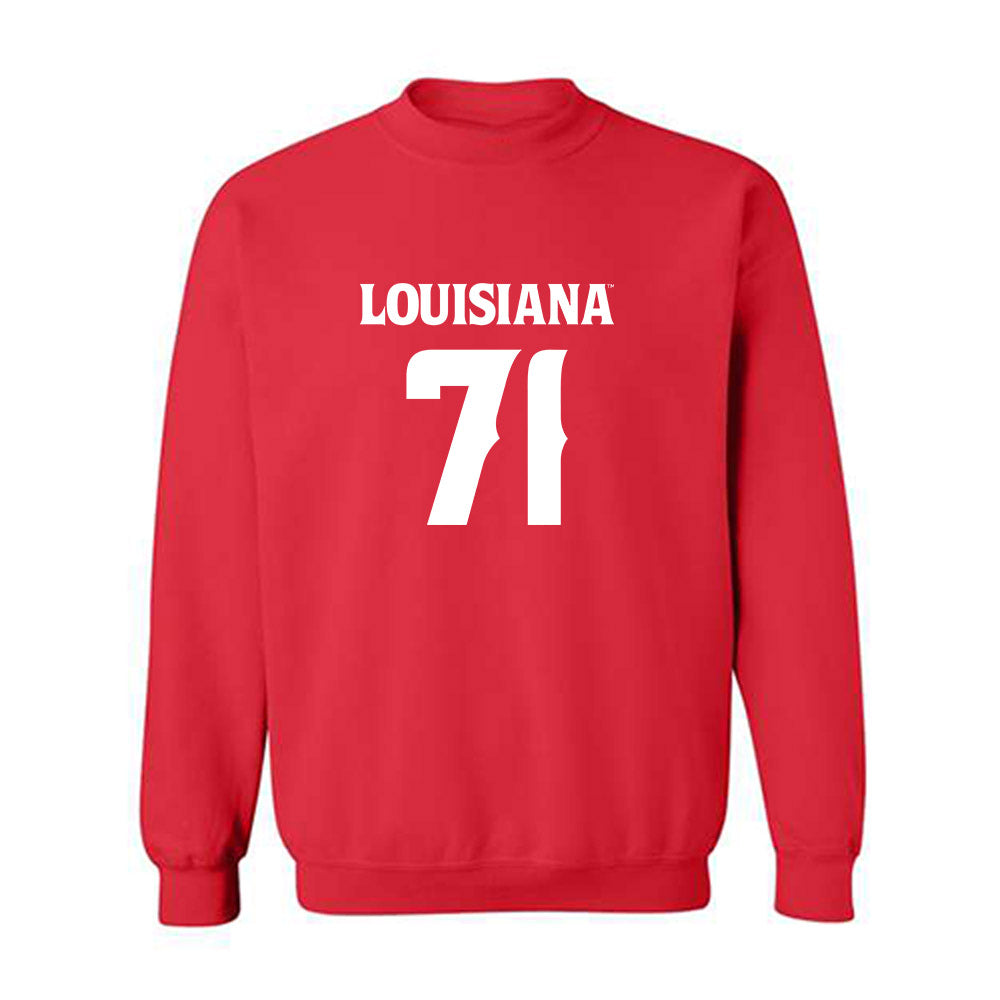 Louisiana - NCAA Football : George Jackson - Crewneck Sweatshirt Replica Shersey