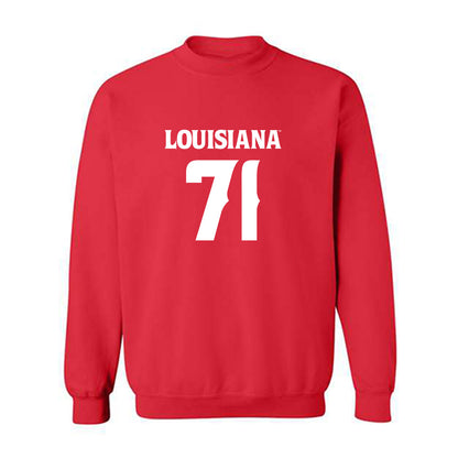 Louisiana - NCAA Football : George Jackson - Crewneck Sweatshirt Replica Shersey