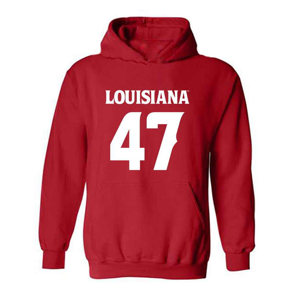 Louisiana - NCAA Football : Maurice Brown Jr - Sports Shersey Hooded Sweatshirt-0